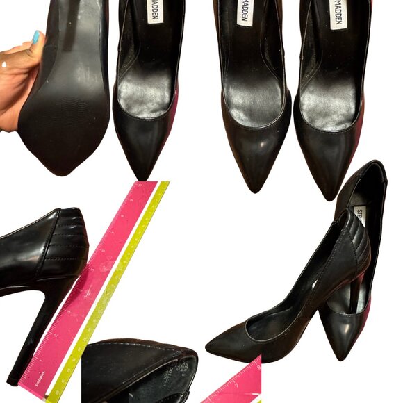 Steve Madden Size 8 Black - Picture 3 of 6